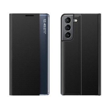 Новий чохол Sleep Case для Samsung Galaxy S23 з відкидною підставкою чорний