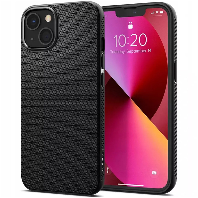 Etuiový obal Spigen Liquid Air pro Apple iPhone 13 Matte Black