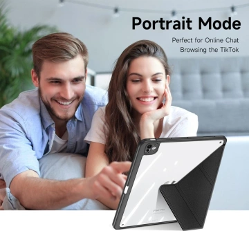 Ochranný kryt s držákem stylusu pro iPad Pro 11 (2024) DUX DUCIS MAGI černý