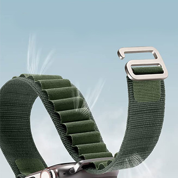 Pasek do zegarka Alogy Sport Strap do Apple Watch 4/5/6/7/8/SE/Ultra (42/44/45/49mm) Zielony