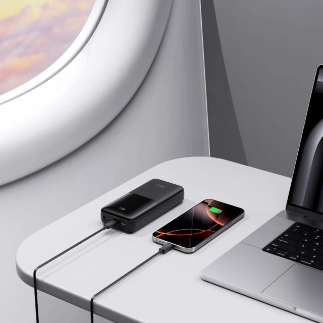 Powerbank Tech-Protect PB02 20000mAh 22.5W Czarny USB-A USB-C