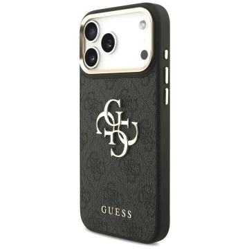 Etui Guess 4G Big Classic Logo Big Strap Metal Buttons do iPhone 17 Pro Max Czarny