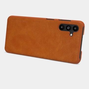 Kožené pouzdro Nillkin Qin pro Samsung Galaxy A13 5G hnědé