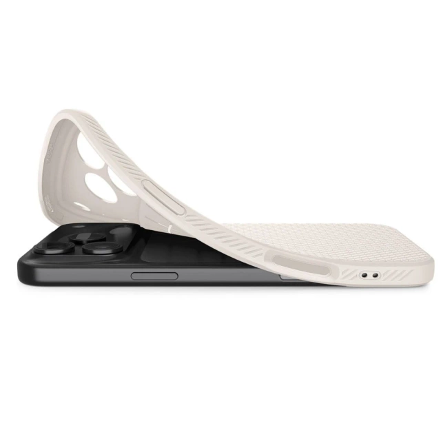 Etui do iPhone 17 Pro Max Spigen Liquid Air Natural Titanium