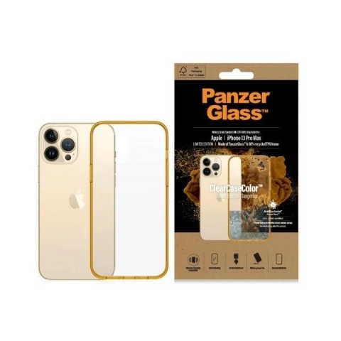 Чохол для iPhone 13 Pro Max PanzerGlass ClearCase, антибактеріальний, військового класу