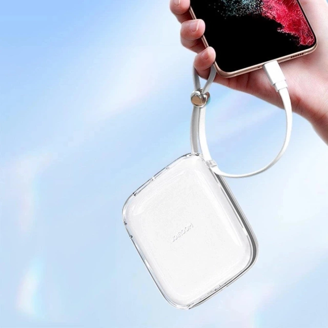 Powerbanka Joyroom JR-L005 10000mAh Lightning USB-A biela s káblom