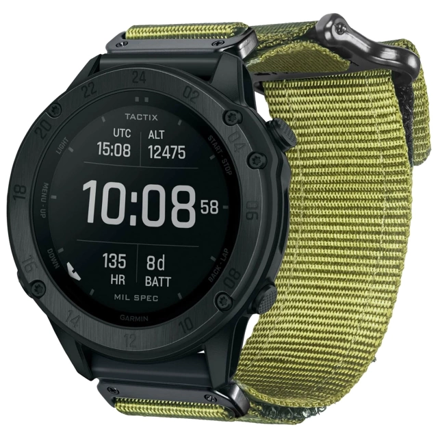 Nylon Strap for Garmin Fenix 5x 6x 7x Pro 26mm Nylon Band Sport Military green