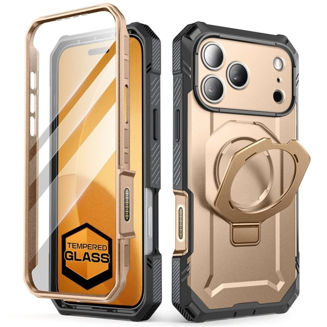 Etui Supcase UB Grip Pro Mag MagSafe do iPhone 17 Pro Max, Desert Gold