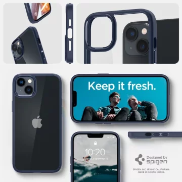 Spigen ultra hybrid iphone 14 plus темно-синій