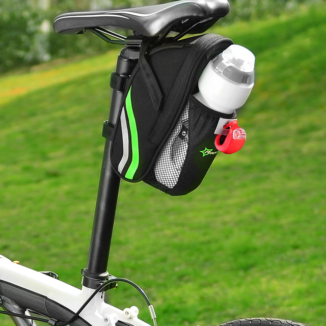 RockBros C7-BK bicycle bag for a bicycle for a water bottle under the saddle Black
