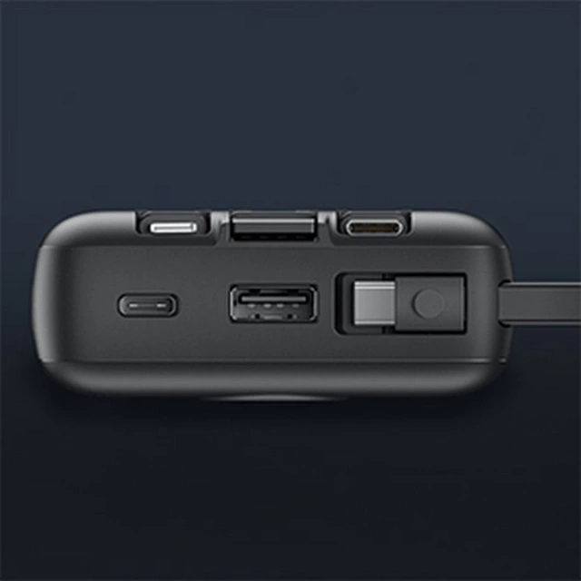 Powerbank Externá batéria (POWER BANK) VEGER C20 - 20 000mAh (Micro Type C Lightning 8-pin) čierna W2047