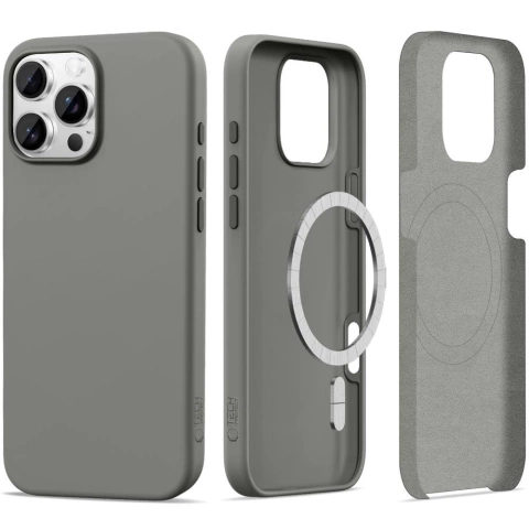 Etui do iPhone 16 Pro Tech-Protect Silicone MagSafe Matte Clay