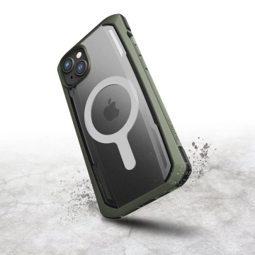 Raptic Secure Case for iPhone 14 Pro with MagSafe green armored cover