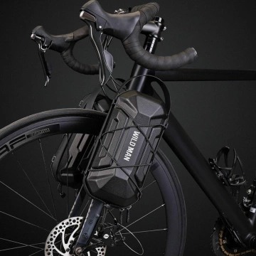 Чохол для самоката WILDMAN GD6X Plus 3L, сумка на раму, чорна, PU, EVA