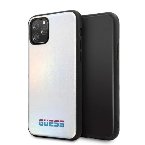 Guess GUHCN58BLD iPhone 11 Pro срібний /срібний жорсткий чохол Iridescent