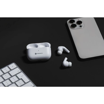 Bezdrôtové slúchadlá do uší Forcell F-Audio TWS Master Pro, biele