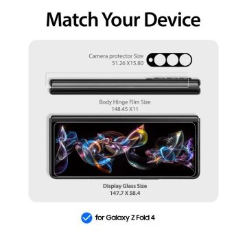 Whitestone EZ Glass 2-balení tvrzeného skla pro Samsung Galaxy Z Fold 4