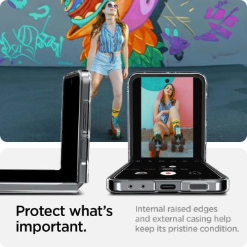 Etui Spigen AirSkin pro Samsung Galaxy Z Flip 6 Crystal Clear