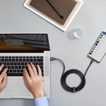 Baseus Superior Series SUPERVOOC USB-A to USB-C cable 65W 1m black
