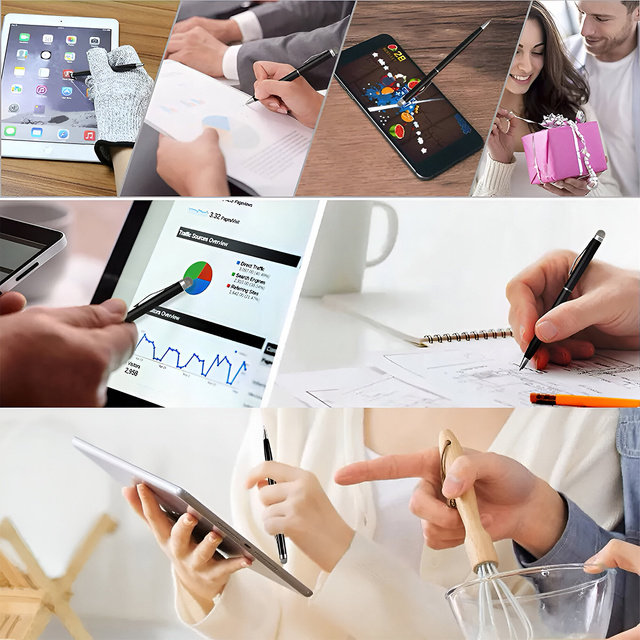 Kapacitný stylus s guľôčkovým perom