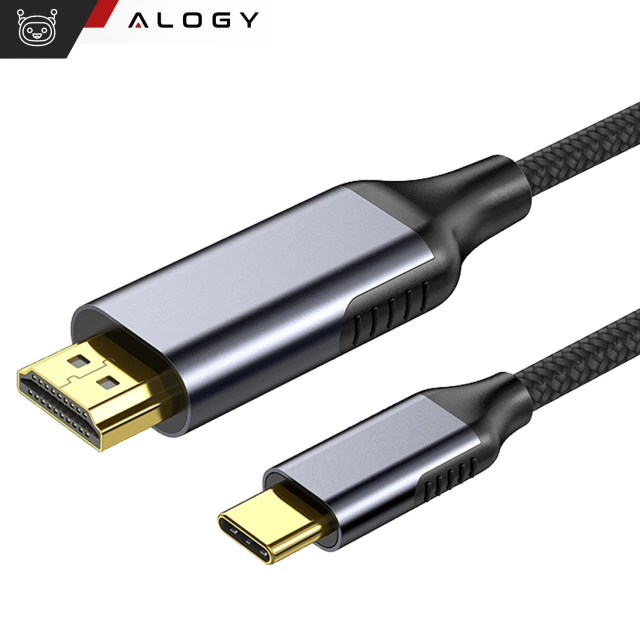 Alogy USB-C to HDMI Cable HUB Adapter 4K 60HZ 200cm 2m Black