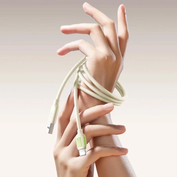 Кабель Joyroom S-A53 3A USB-A на Lightning 2 м, флуоресцентний бежевий