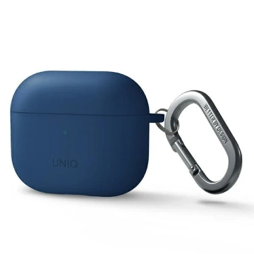 Ochranné pouzdro pro sluchátka UNIQ Nexo pouzdro pro Apple AirPods 3 Ear Hooks Silikonová modrá/modrá