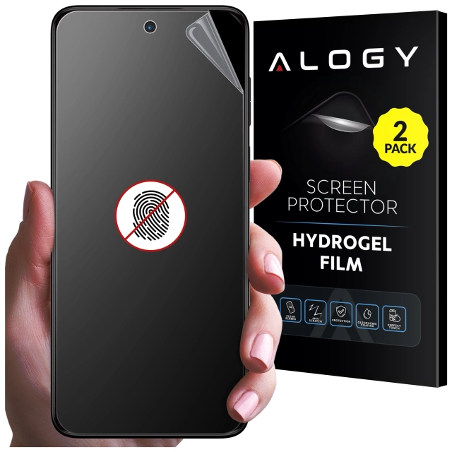 2x Folia "MATOWA" do Motorola Moto G13 / G23 / G53 5G / G62 5G / G73 / Honor 30s Hydrożelowa Alogy HydroSkin Matte Pro™ na ekran do etui "BEZ ODCISKU PALCÓW"