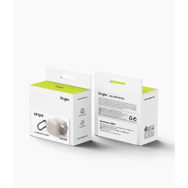 Ochranné pouzdro Ringke Onyx Apple pro Apple AirPods Pro 1/2 Warm Grey