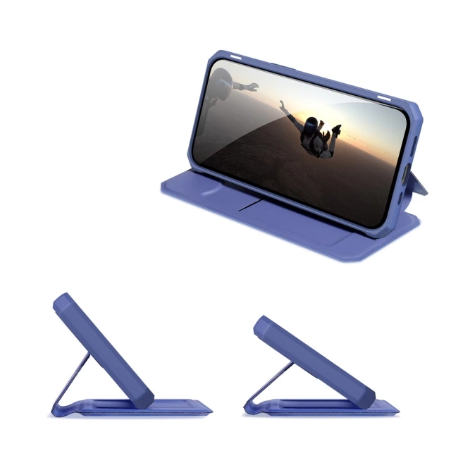 DUX DUCIS Skin X holster cover case with flip iPhone 13 Pro blue