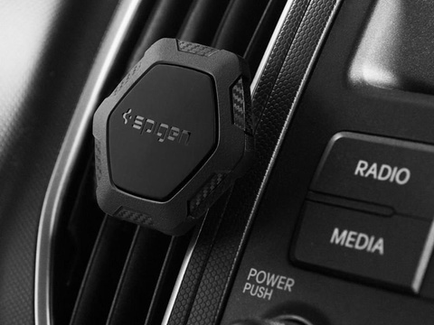 Spigen Kuel QS11 magnetic car holder for black grille