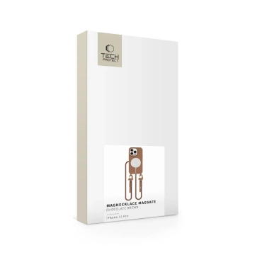 Etui Tech-Protect Magnecklace MagSafe iPhone 14 Pro Brąz Smycz