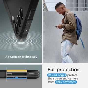 Etui Spigen Tough Armor für Samsung Galaxy S23 Schwarz