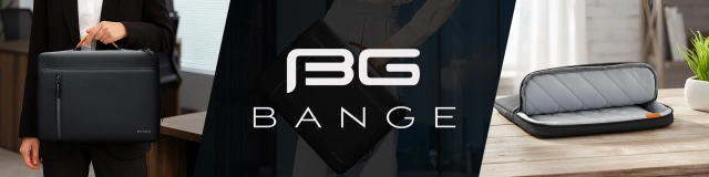 Bange Waterproof Backpack for Laptop 15.6" City Travel 45x30x16 cm for Work Airplane Men's Women's with USB Port Black