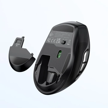 Мишка UGREEN оптична бездротова USB 2.4GHz 4000 DPI чорна (MU006)