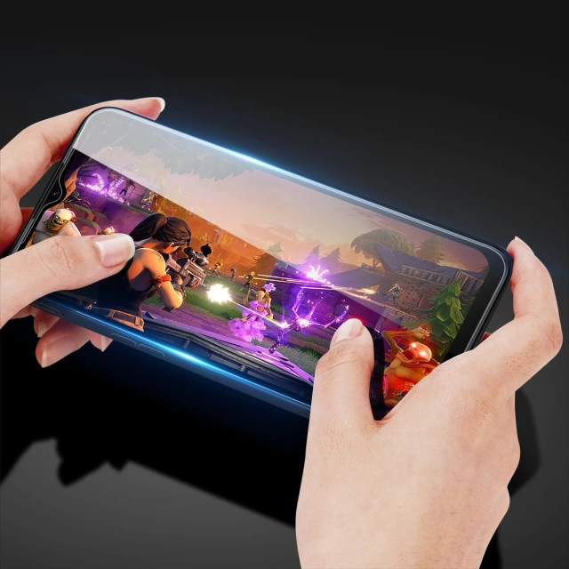 9H Dux Ducis 9D Tempered Glass Full Screen Protector with Frame for Realme C35 black (case friendly)