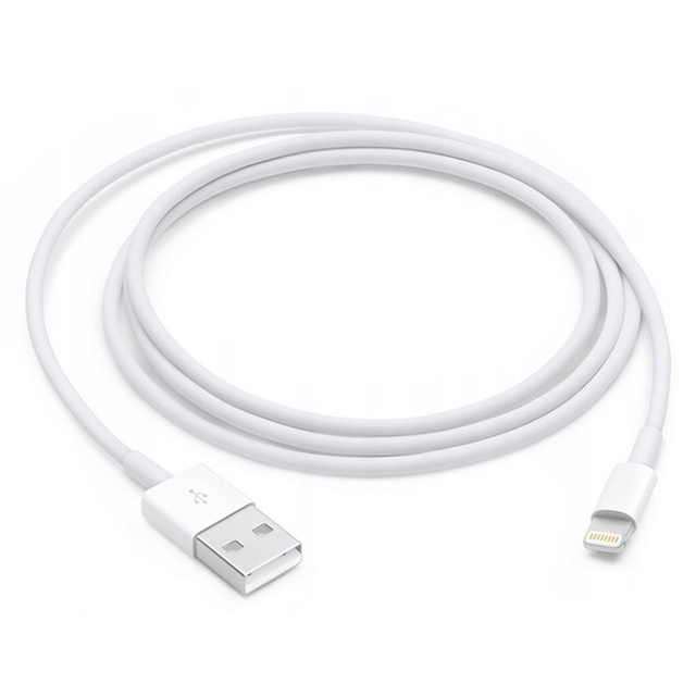Kabel 2m Lightning auf USB-A USB für Apple iPhone, iPad, iPod BOX Weiß