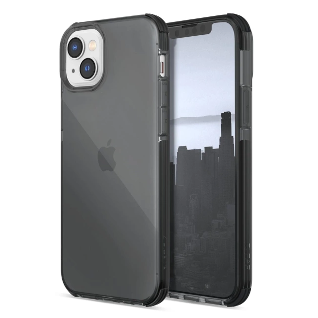 Raptic Clear Case iPhone 14 pancéřový kryt šedý