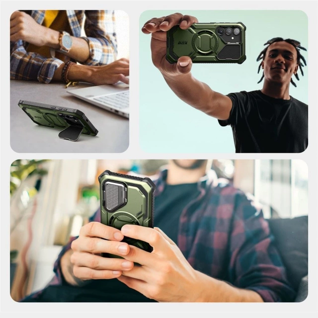 Etui Samsung Galaxy S25 Supcase i-Blason ArmorBox Mag MagSafe Guldan