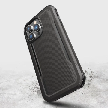 Pouzdro Raptic Fort na iPhone 14 Pro s pancéřovým krytem MagSafe černé