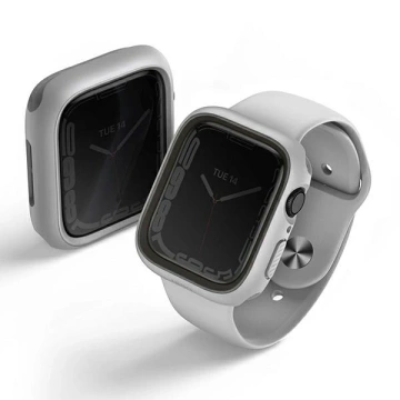 Захисний чохол UNIQ Moduo для Apple Watch Series 4/5/6/7/8/SE 44/45mm chalk-grey/chalk-grey