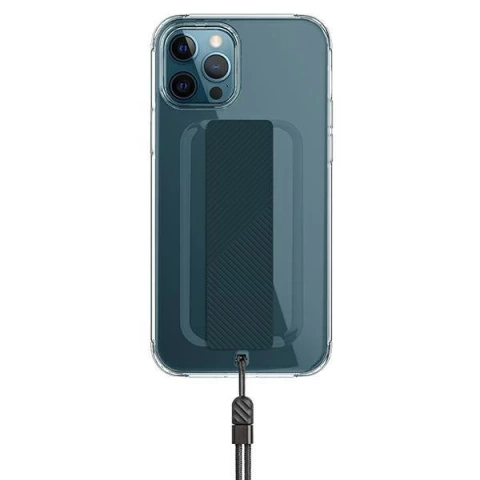 UNIQ pouzdro Heldro iPhone 12/12 Pro 6,1" průhledné / čiré Antimikrobiální