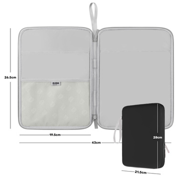 Alogy Carrying Case Pouch for tablet Slider up to 12.9 inch Black