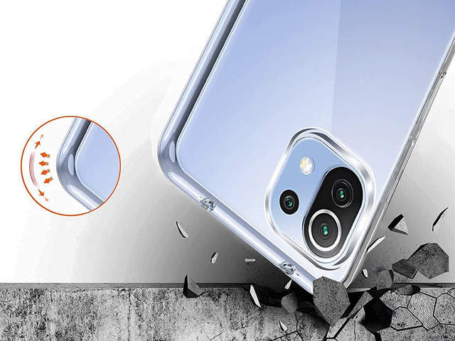 Alogy Silikonhülle Gehäusehülle für Xiaomi Mi 11 Lite transparent