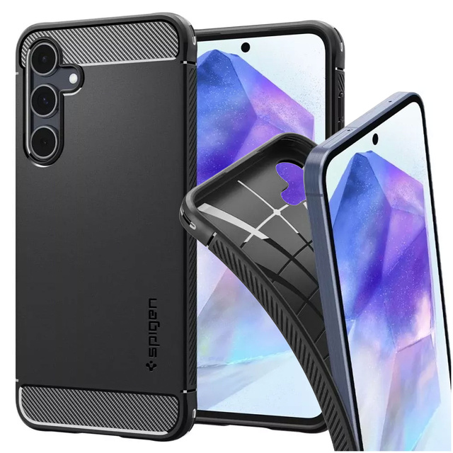 Etui Spigen Rugged Armor для Samsung Galaxy A55 5G Matte Black