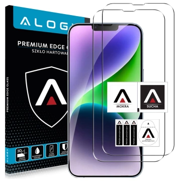2x tvrdené sklo Alogy na displej pre Apple iPhone 13/13 Pro / 14