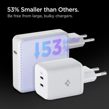 Spigen Powerarc 2-port Network Charger PD65W White