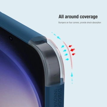 Броньований чохол Nillkin Super Frosted Shield Pro для Samsung Galaxy S24 Ultra - чорний