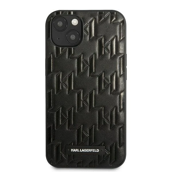 Захисний чохол для телефону Karl Lagerfeld KLHCP13SMNMP1K для Apple iPhone 13 Mini 5.4" hardcase чорний/чорний Monogram Plaque