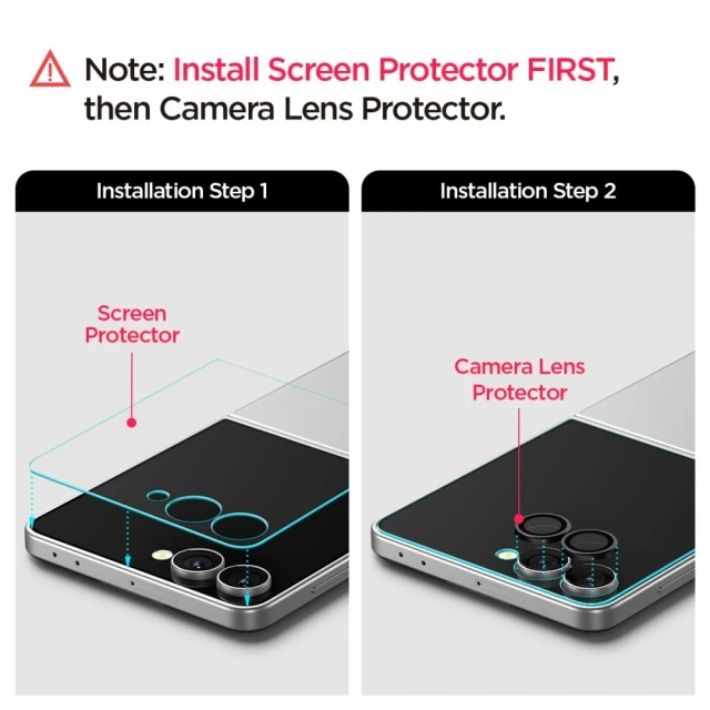 Szkło Spigen Glas.TR EZ Fit Galaxy Z Flip 7 2-Pack Clear